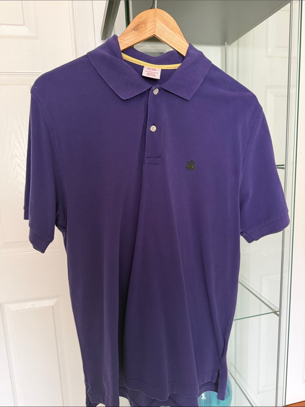Brooks Brothers Purple Short-Sleeve Polo